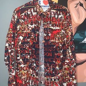 Men’s Burberry button down dress shirt